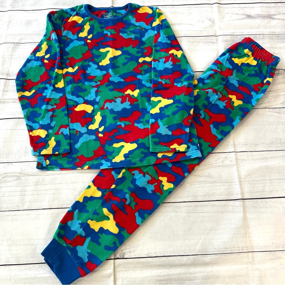 Primark Colorful Camo Pajama Set